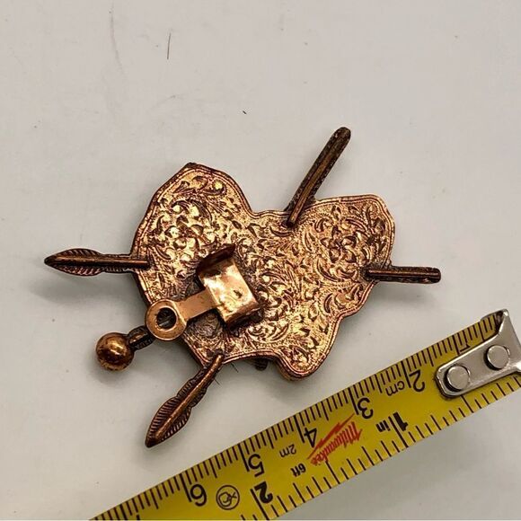 Copper Toned African Elephant Pendant Charm or Brooch Piece - Picture 4 of 16